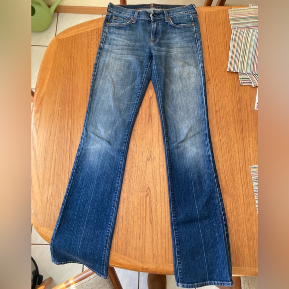 Vintage OG ‘04 Seven For All Mankind Long Legs Bootcut jeans, size 26/27x34 - Picture 3 of 12